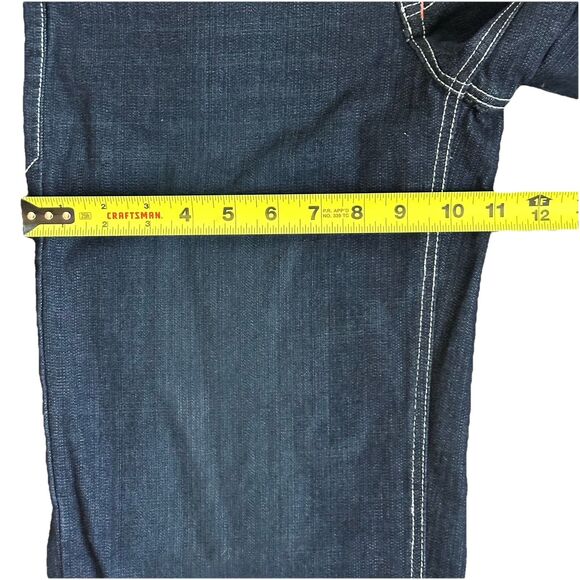 Pellepelle Vintage Skull Jeans Size Y12 Baggy Skater Grunge Y2K - Picture 11 of 15